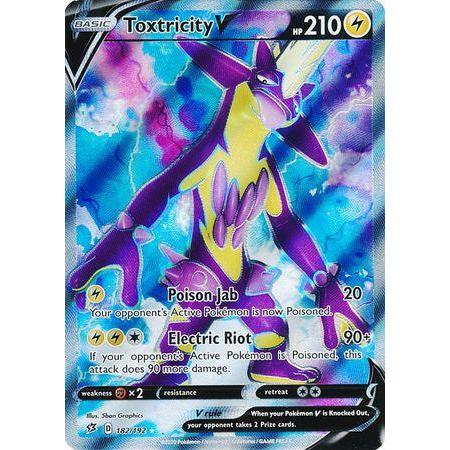 Toxtricity V -Single Card-Full Art Ultra Rare [182/192]-The Pokémon Company International-Ace Cards &amp; Collectibles