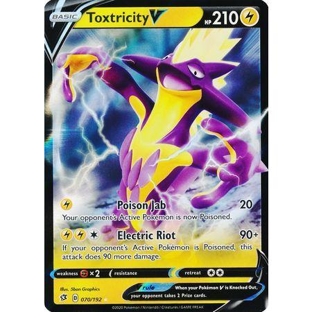 Toxtricity V -Single Card-Ultra Rare [070/192]-The Pokémon Company International-Ace Cards & Collectibles