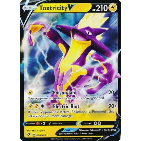 Toxtricity V -Single Card-Ultra Rare [070/192]-The Pokémon Company International-Ace Cards &amp; Collectibles