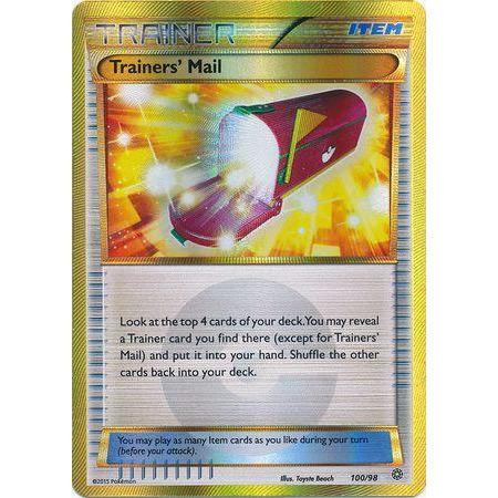 Trainers&#39; Mail -Single Card-Secret Rare [100/98]-The Pokémon Company International-Ace Cards &amp; Collectibles