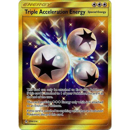 Triple Acceleration Energy -Single Card-Secret Rare [234/214]-The Pokémon Company International-Ace Cards &amp; Collectibles