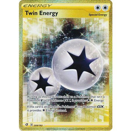 Twin Energy -Single Card-Secret Rare [209/192]-The Pokémon Company International-Ace Cards &amp; Collectibles