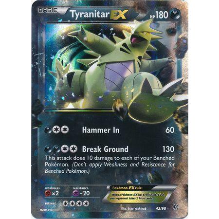 Tyranitar EX -Single Card-Ultra Rare [42/98]-The Pokémon Company International-Ace Cards &amp; Collectibles
