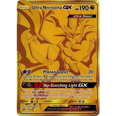 Ultra Necrozma GX -Single Card-Gold Secret [78/70]-The Pokémon Company International-Ace Cards &amp; Collectibles