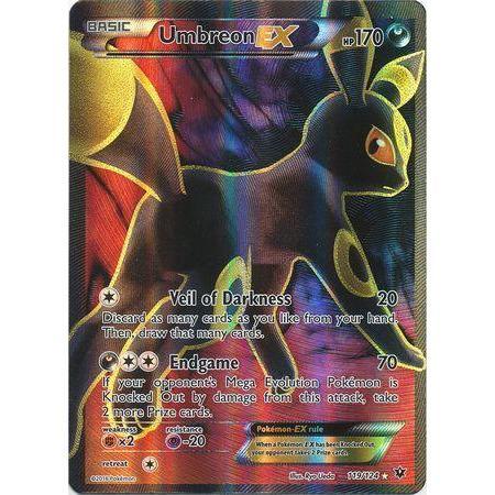 Umbreon EX -Single Card-Full Art Ultra Rare [119/124]-The Pokémon Company International-Ace Cards &amp; Collectibles