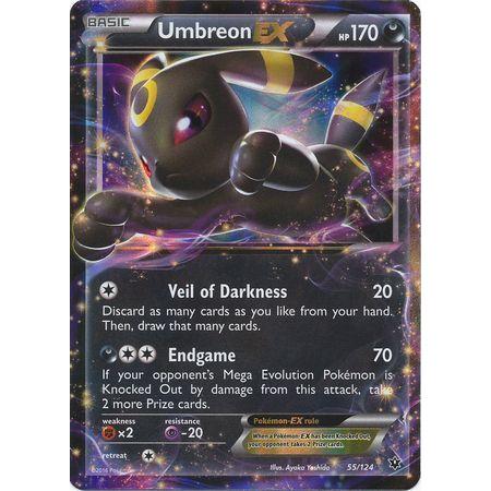 Umbreon EX -Single Card-Ultra Rare [55/124]-The Pokémon Company International-Ace Cards &amp; Collectibles