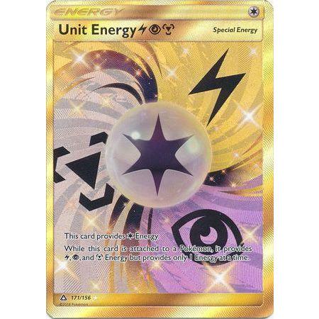 Unit Energy Lightning Psychic Metal  -Single Card-Secret Rare [171/156]-The Pokémon Company International-Ace Cards &amp; Collectibles