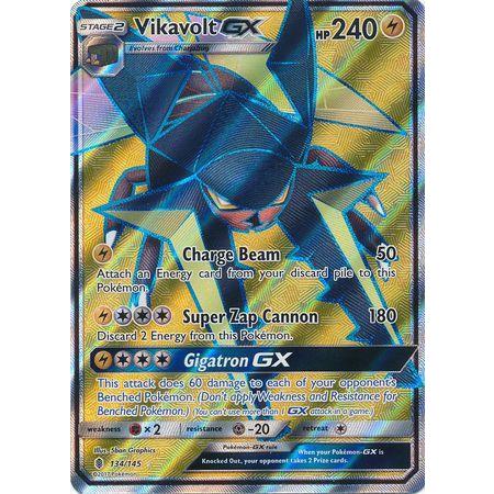 Vikavolt GX -Single Card-Full Art Ultra Rare [134/145]-The Pokémon Company International-Ace Cards &amp; Collectibles