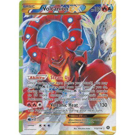 Volcanion EX -Single Card-Secret Rare [115/114]-The Pokémon Company International-Ace Cards &amp; Collectibles