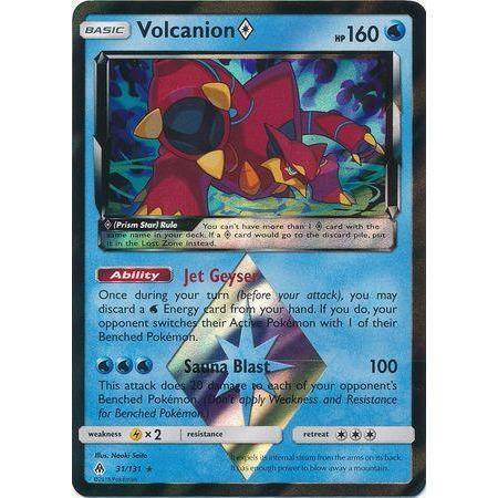 Volcanion Prism Star -Single Card-Holo Rare [31/131]-The Pokémon Company International-Ace Cards & Collectibles