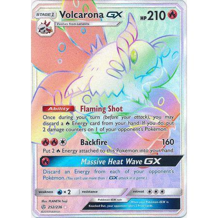 Volcarona GX -Single Card-Ultra Rare [35/236]-The Pokémon Company International-Ace Cards & Collectibles