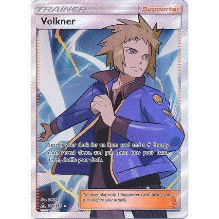 Volkner -Single Card-Full Art Ultra Rare [156/156]-The Pokémon Company International-Ace Cards &amp; Collectibles
