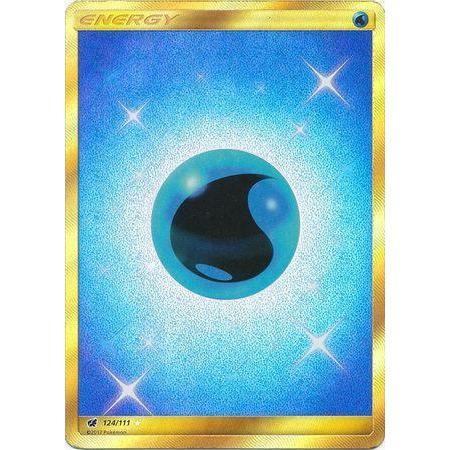 Water Energy -Single Card-Secret Rare [124/111]-The Pokémon Company International-Ace Cards &amp; Collectibles