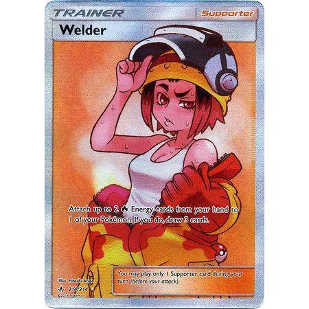 Welder -Single Card-Full Art Ultra Rare [214/214]-The Pokémon Company International-Ace Cards & Collectibles