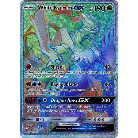 White Kyurem GX -Single Card-Hyper Rare [74/70]-The Pokémon Company International-Ace Cards & Collectibles