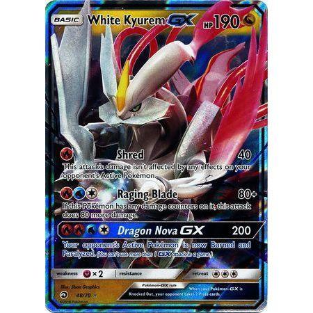 White Kyurem GX -Single Card-Ultra Rare [48/70]-The Pokémon Company International-Ace Cards &amp; Collectibles