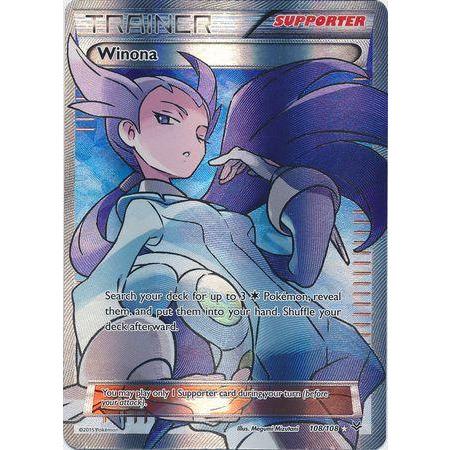 Winona -Single Card-Full Art Ultra Rare [108/108]-The Pokémon Company International-Ace Cards &amp; Collectibles