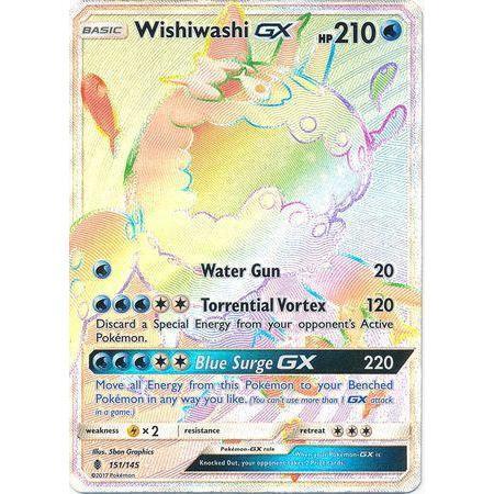 Wishiwashi GX -Single Card-Hyper Rare [151/145]-The Pokémon Company International-Ace Cards & Collectibles