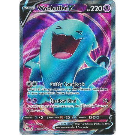 Wobbuffet V -Single Card-Full Art Ultra Rare [191/202]-The Pokémon Company International-Ace Cards & Collectibles