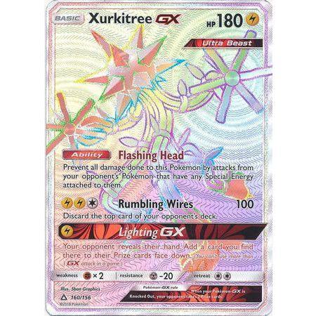Xurkitree GX -Single Card-Hyper Rare [160/156]-The Pokémon Company International-Ace Cards &amp; Collectibles