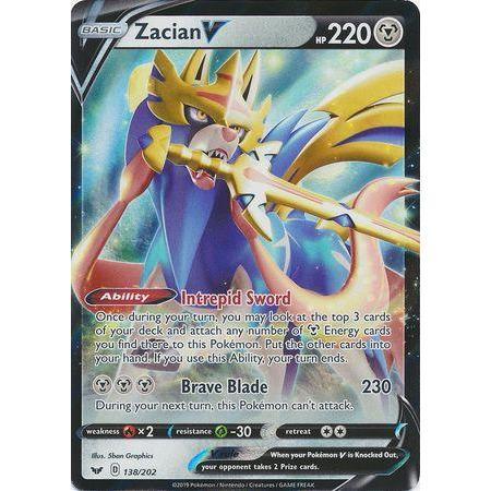 Zacian V -Single Card-Ultra Rare [138/202]-The Pokémon Company International-Ace Cards &amp; Collectibles