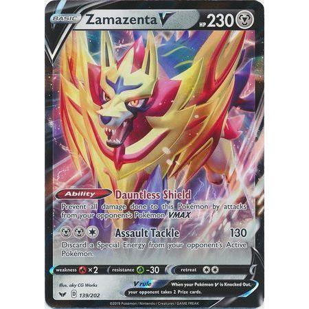 Zamazenta V -Single Card-Ultra Rare [139/202]-The Pokémon Company International-Ace Cards &amp; Collectibles