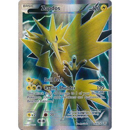 Zapdos -Single Card-Full Art Ultra Rare [29/83]-The Pokémon Company International-Ace Cards &amp; Collectibles
