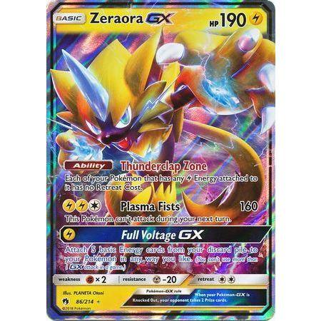 Zeraora GX -Single Card-Ultra Rare [86/214]-The Pokémon Company International-Ace Cards &amp; Collectibles