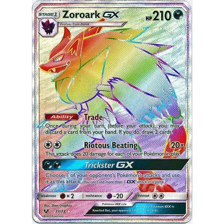 Zoroark GX -Single Card-Hyper Rare [77/73]-The Pokémon Company International-Ace Cards &amp; Collectibles