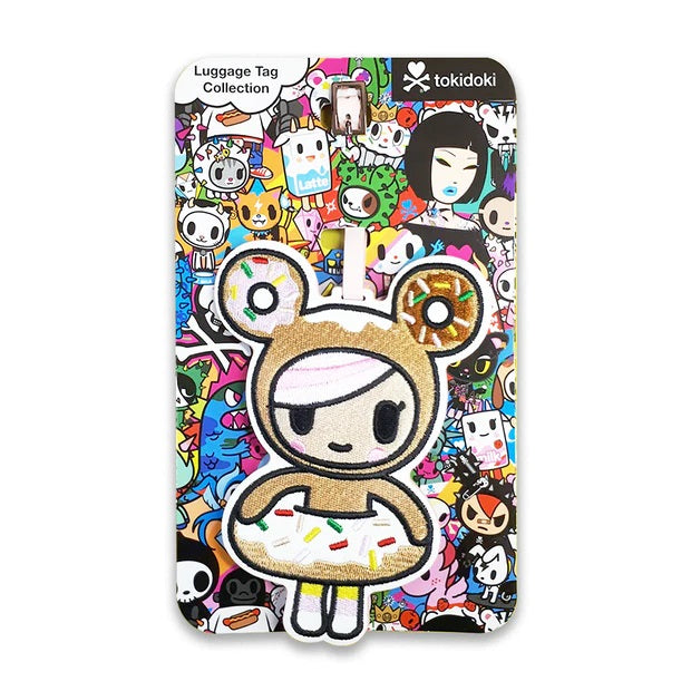 Tokidoki Luggage Tag &quot;Donutella&quot;-Tokidoki-Ace Cards &amp; Collectibles