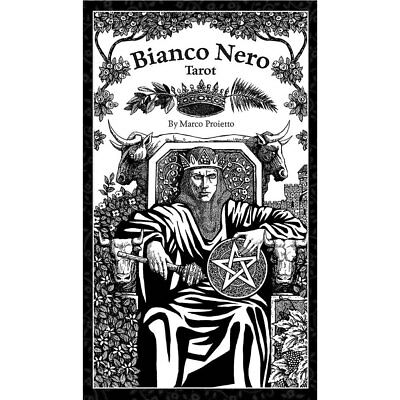 Bianco Nero (Black and White) Tarot Cards-U.S.Games-Ace Cards &amp; Collectibles