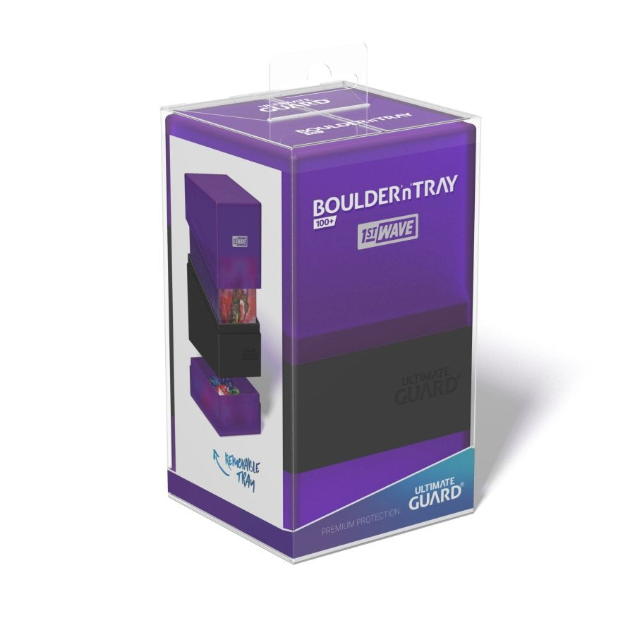 Ultimate Guard Boulder'n'Tray 100+-Purple/Black-Ultimate Guard-Ace Cards & Collectibles