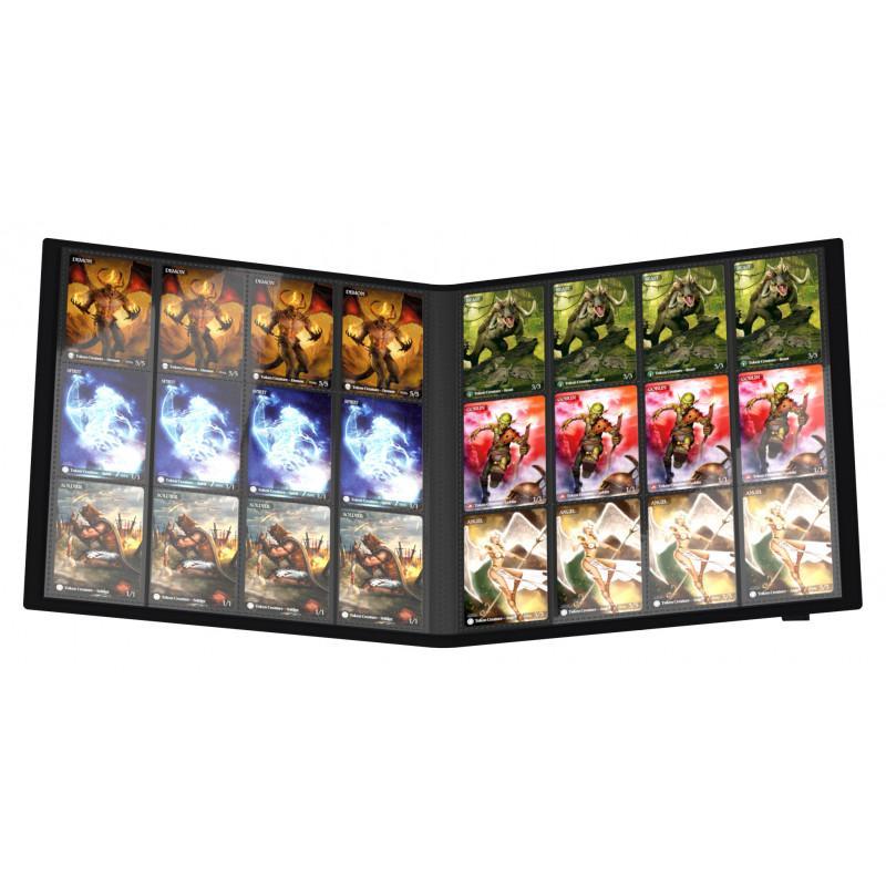 Ultimate Guard Card Album QuadRow Flexfolio 12-Pocket-Black-Ultimate Guard-Ace Cards & Collectibles