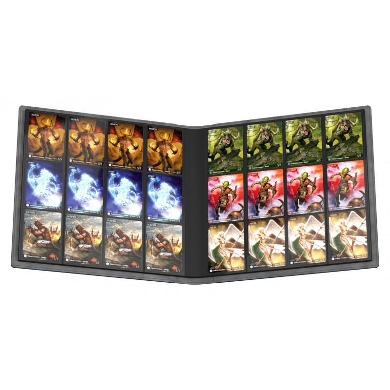 Ultimate Guard Card Album QuadRow Portfolio 480 XenoSkin™ 12-Pocket-Black-Ultimate Guard-Ace Cards & Collectibles