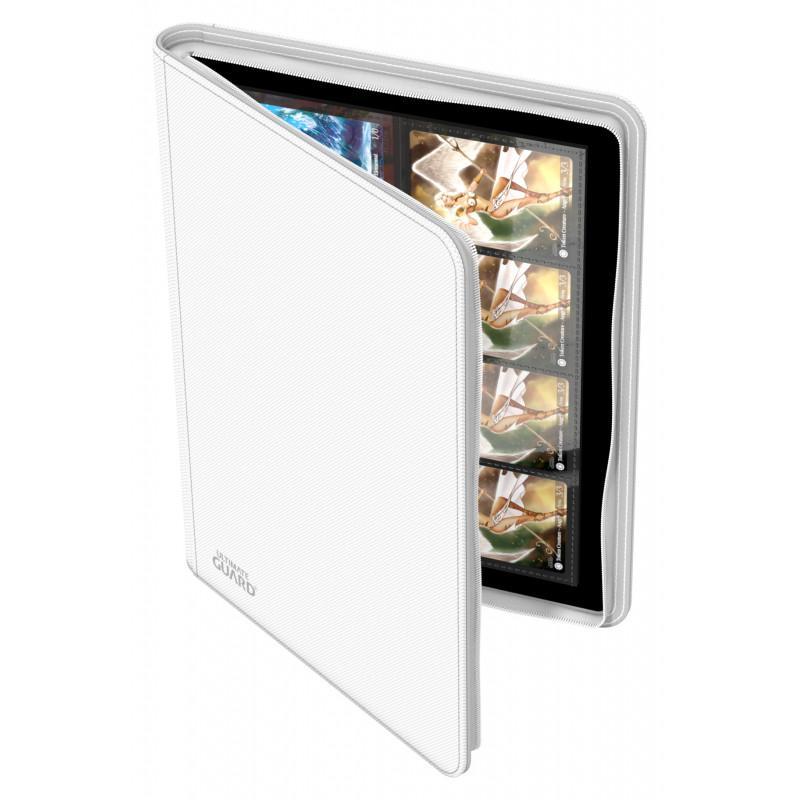 Ultimate Guard Card Album QuadRow Zipfolio™ 320 XenoSkin™ 8-Pocket-Black-Ultimate Guard-Ace Cards & Collectibles