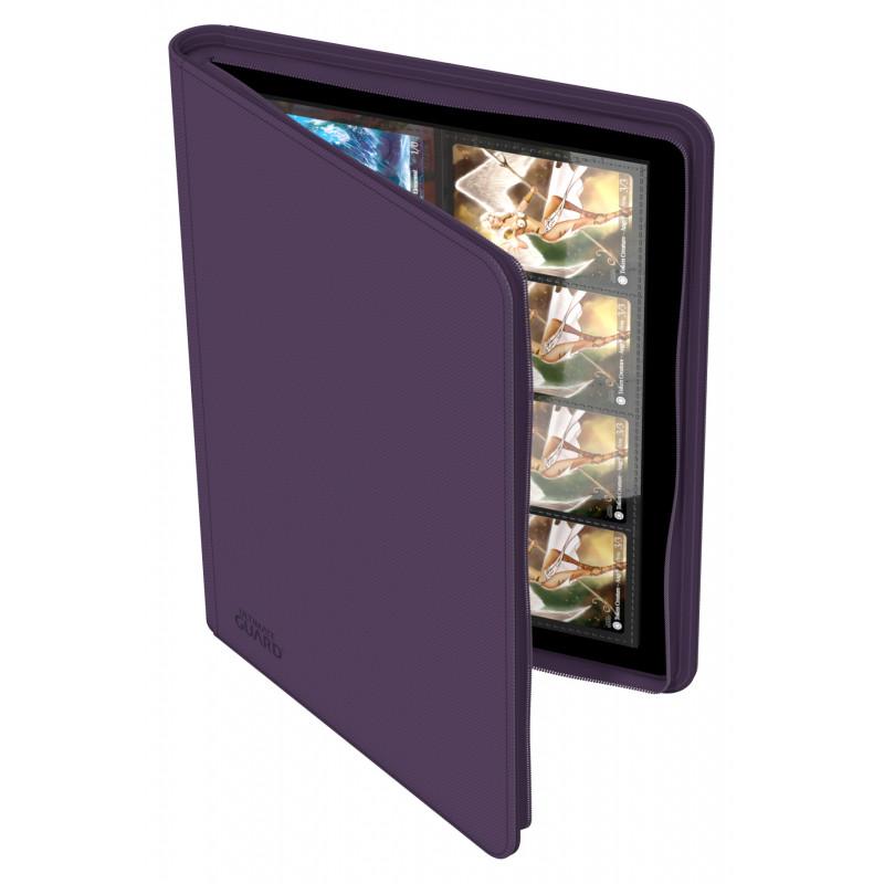 Ultimate Guard Card Album QuadRow Zipfolio™ 320 XenoSkin™ 8-Pocket-Black-Ultimate Guard-Ace Cards & Collectibles
