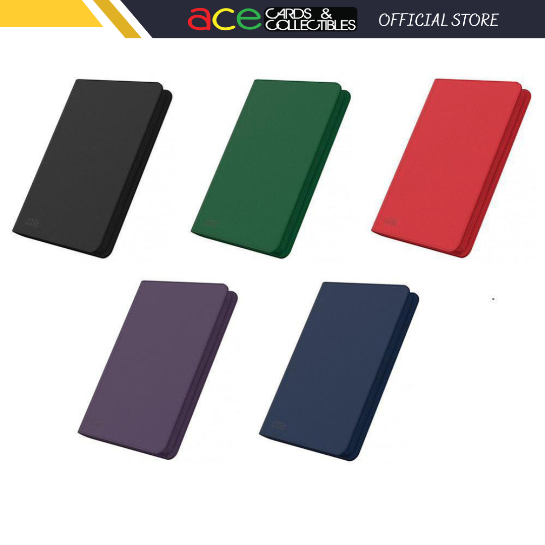Ultimate Guard Card Album QuadRow Zipfolio™ 320 XenoSkin™ 8-Pocket-Black-Ultimate Guard-Ace Cards & Collectibles