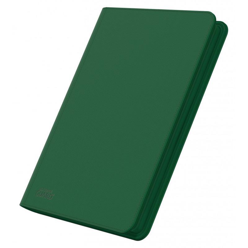 Ultimate Guard Card Album QuadRow Zipfolio™ 320 XenoSkin™ 8-Pocket-Green-Ultimate Guard-Ace Cards &amp; Collectibles