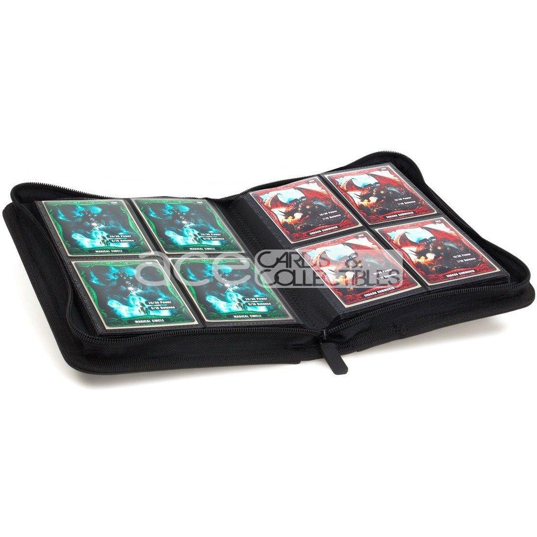 Ultimate Guard Card Album Zipfolio XenoSkin™ 4-Pocket-Black-Ultimate Guard-Ace Cards & Collectibles