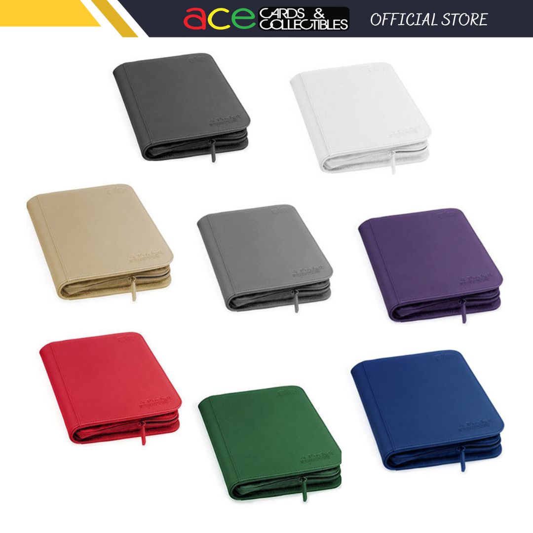 Ultimate Guard Card Album Zipfolio XenoSkin™ 4-Pocket-Black-Ultimate Guard-Ace Cards & Collectibles