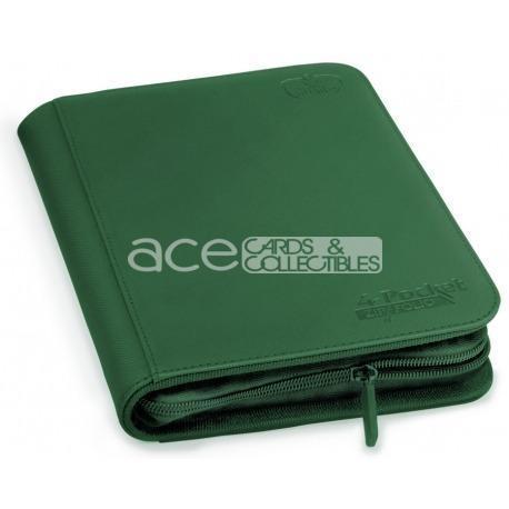 Ultimate Guard Card Album Zipfolio XenoSkin™ 4-Pocket-Green-Ultimate Guard-Ace Cards &amp; Collectibles