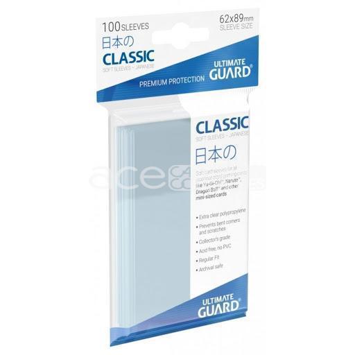 Ultimate Guard Card Sleeve Classic Soft Sleeves - Japanese Size 100pcs-Ultimate Guard-Ace Cards &amp; Collectibles