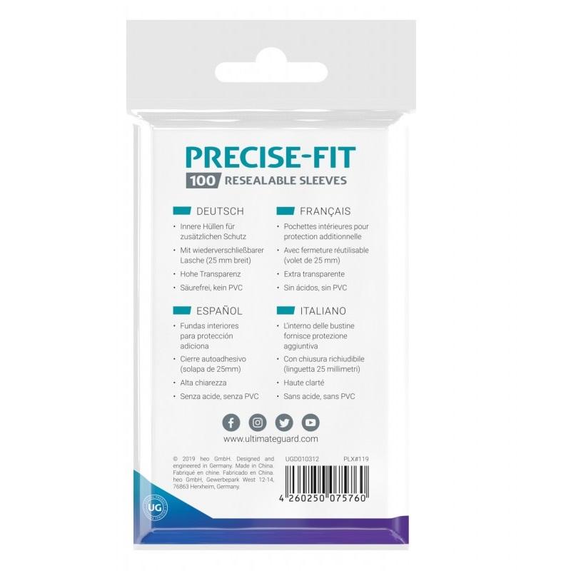 Ultimate Guard Card Sleeve Precise-Fit Resealable Japanese Size 100pcs-Ultimate Guard-Ace Cards & Collectibles