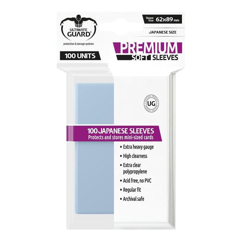 Ultimate Guard Card Sleeve Premium Soft Sleeves - Japanese Size 100pcs-Ultimate Guard-Ace Cards & Collectibles