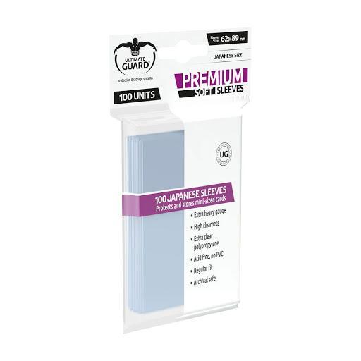 Ultimate Guard Card Sleeve Premium Soft Sleeves - Japanese Size 100pcs-Ultimate Guard-Ace Cards & Collectibles