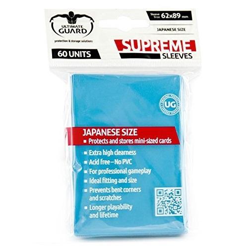 Ultimate Guard Card Sleeve Supreme Japanese Size 60pcs-Light Green-Ultimate Guard-Ace Cards &amp; Collectibles