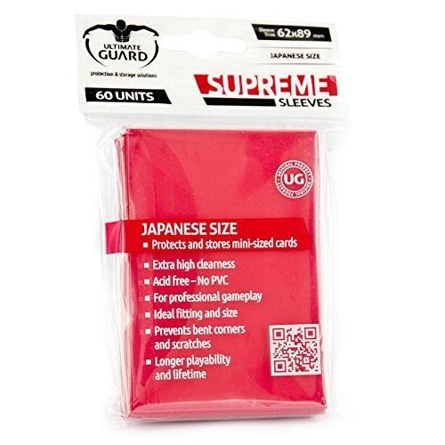 Ultimate Guard Card Sleeve Supreme Japanese Size 60pcs - Ace Cards Sdn Bhd Ultimate Guard Card Sleeve Supreme Japanese Size 60pcs - Ace Cards Sdn Bhd