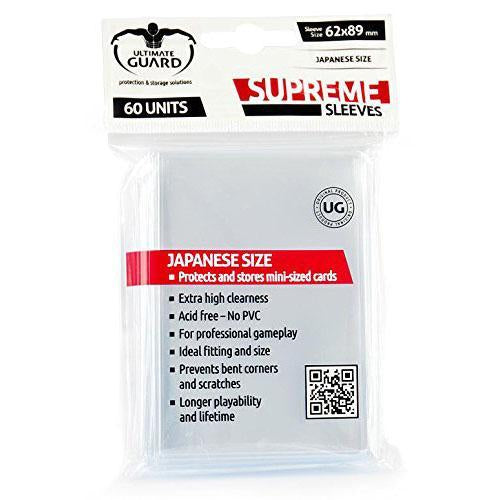 Ultimate Guard Card Sleeve Supreme Japanese Size 60pcs-Light Green-Ultimate Guard-Ace Cards &amp; Collectibles