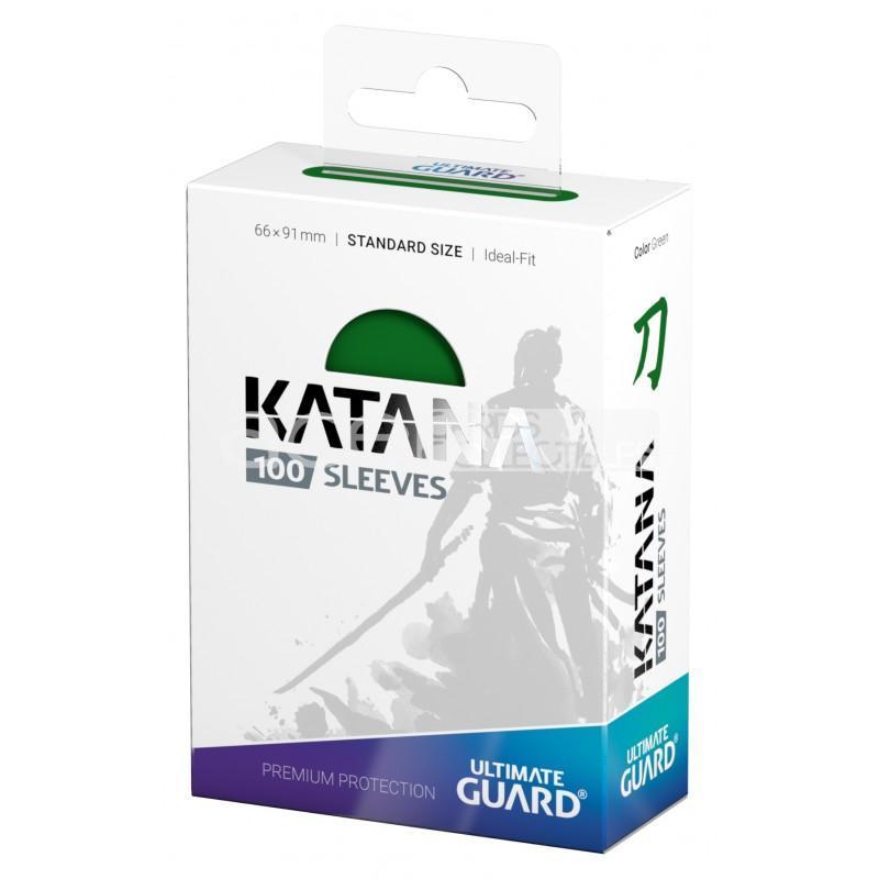 Ultimate Guard Card Sleeves Katana Standard Size-Green-Ultimate Guard-Ace Cards &amp; Collectibles