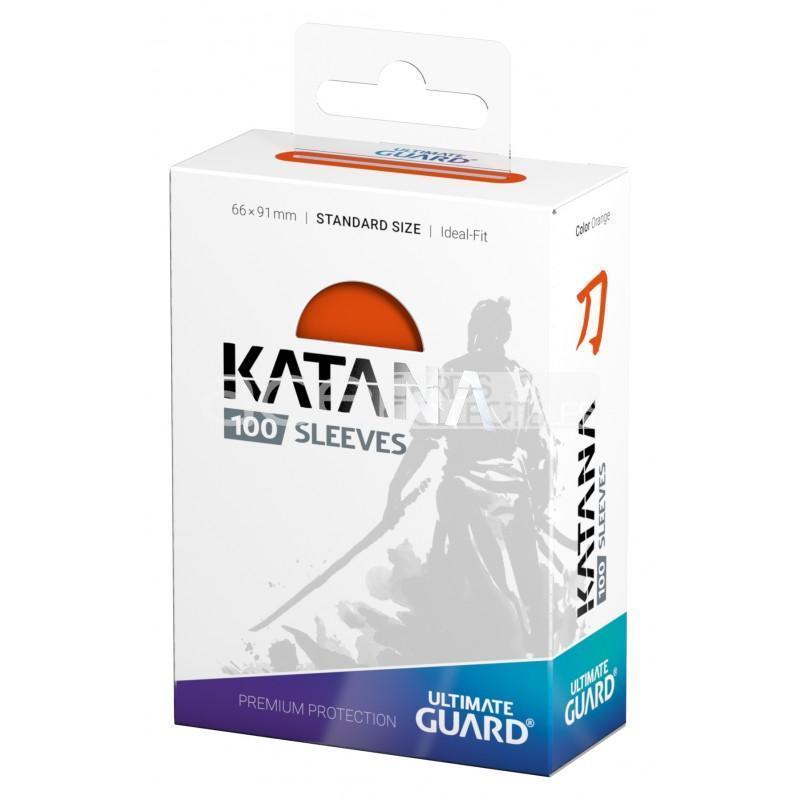 Ultimate Guard Card Sleeves Katana Standard Size-Orange-Ultimate Guard-Ace Cards &amp; Collectibles